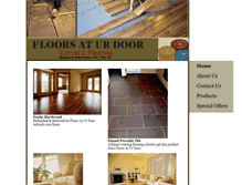 Tablet Screenshot of floors-at-ur-door.com